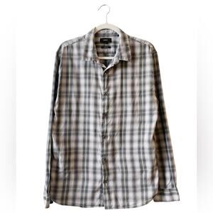 Vince Men’s Plaid Classic Fit Shirt Size XL